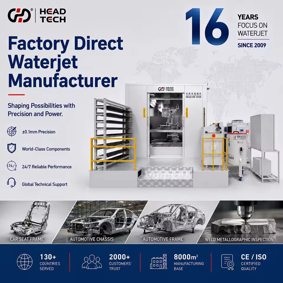Robotic Water Jet Cutting Machine Fully Enclosed for Automotive Weld Spot Metallographic Sample Cutting