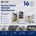 Robotic Water Jet Cutting Machine Fully Enclosed for Automotive Weld Spot Metallographic Sample Cutting