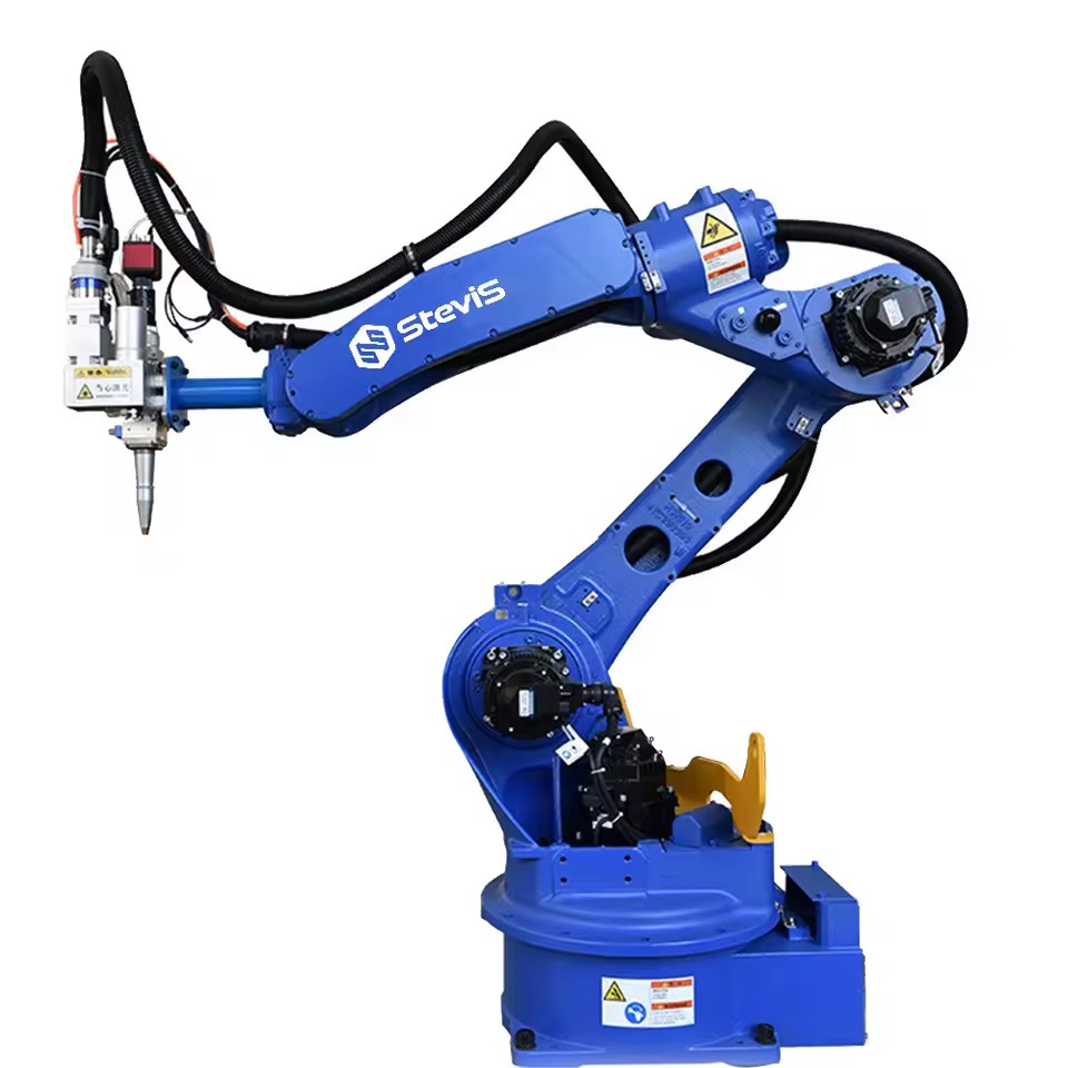 Industrial 1000W/2000W Fiber Laser Cutting Robot 3D Robotic Arm Machine Automatic Water Cooling for Metal Supports AI LAS