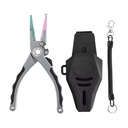 Multifunctional Aluminum Alloy Lure Fishing Plier Saltwater Line Cutter Hook Remover Fishing Pliers With Lock