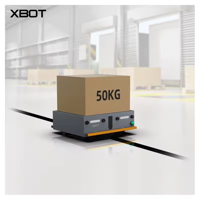 Factory Direct Brand New XBOT 50KG agv Robot Intelligent Chassis Cart Magnetic Stripe Navigation Automatic Robot