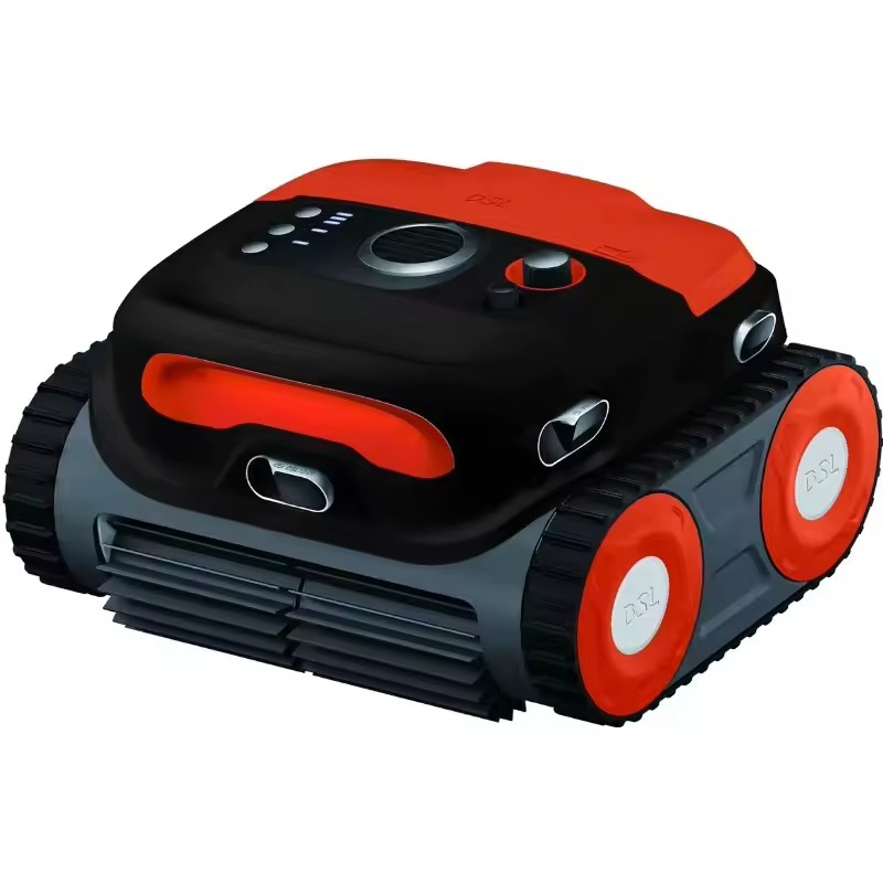 DSL Smart Cordless Automatic Robotic Pool Cleaner | Wall-Climbing Underwater Vacuum for Commercial & Villa