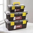 Multi Function Three Suit Portable Plastic Storage Tool Box 13'' + 16'' + 19''