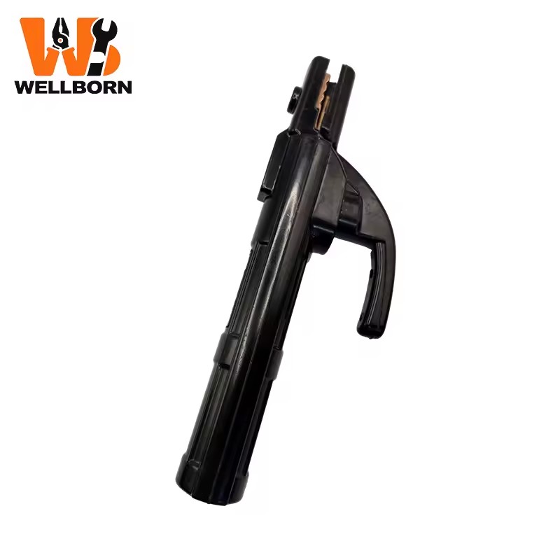 Heavy Duty Electrode Holder-Brass Copper Welding Pliers Insulated Arc Welding Clamp Heat Resistant Stick Welding 1.6mm Cable