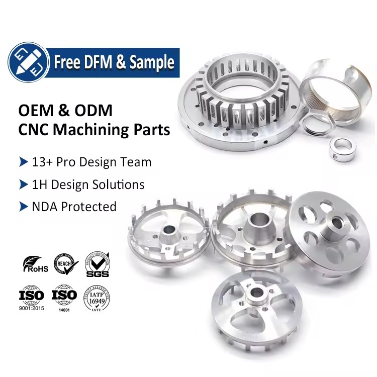 Oem Cnc Milling Turning Machining Parts Customization Fabrication Metal 5 Axis Mechanical High-precision Stainless Steel