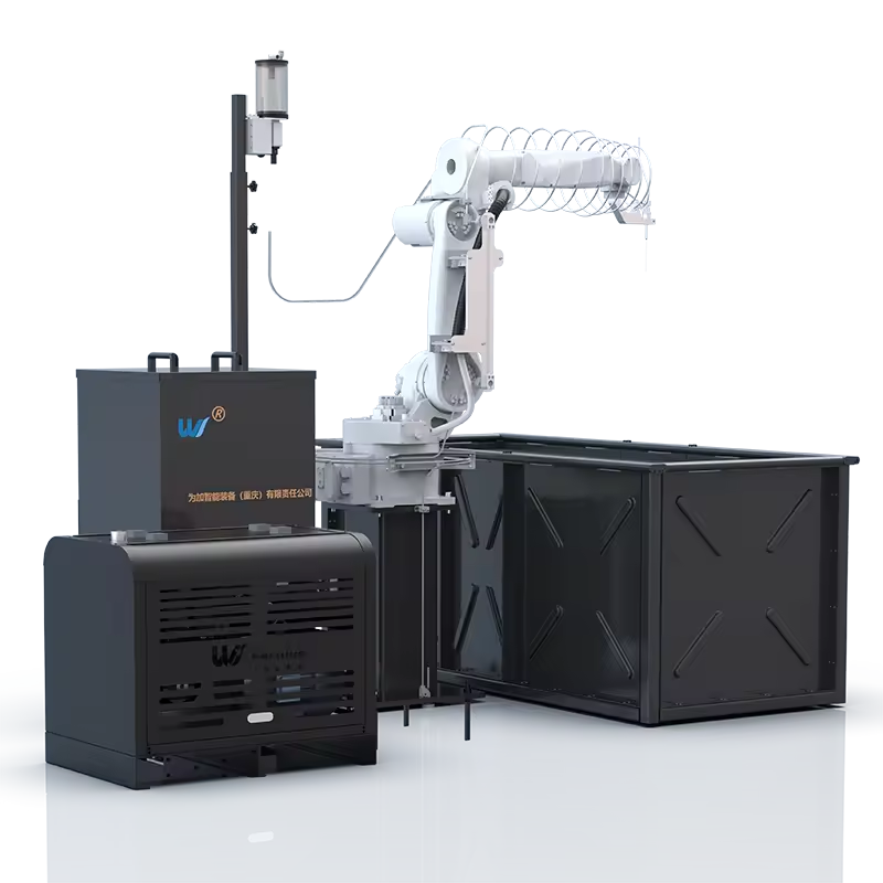 Forplus 3D Waterjet Cutting Machine 6 Axis Abrasive Robot Waterjet Cutting System for Helmet Cutting