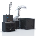 Forplus 3D Waterjet Cutting Machine 6 Axis Abrasive Robot Waterjet Cutting System for Helmet Cutting