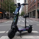 Stock Powerful Scooter 50-60miles Long Distance App Control 72V 35AH Lithium Battery Foldable Electric Scooter for Adult