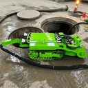 Underwater Cleaning Robot River Dredging Robot with Submersible Dredging Robot High Pressure Jet for Sewer Cleaning