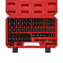 48Pcs CR-V Socket Set SAE and Metric 6-Point Socket Set Most Popular Socket Set