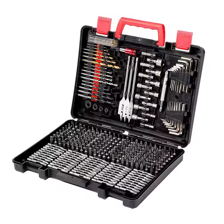 318 Pcs Drill Set Tool Box Tools Box Set Mechanic Tools Set Box