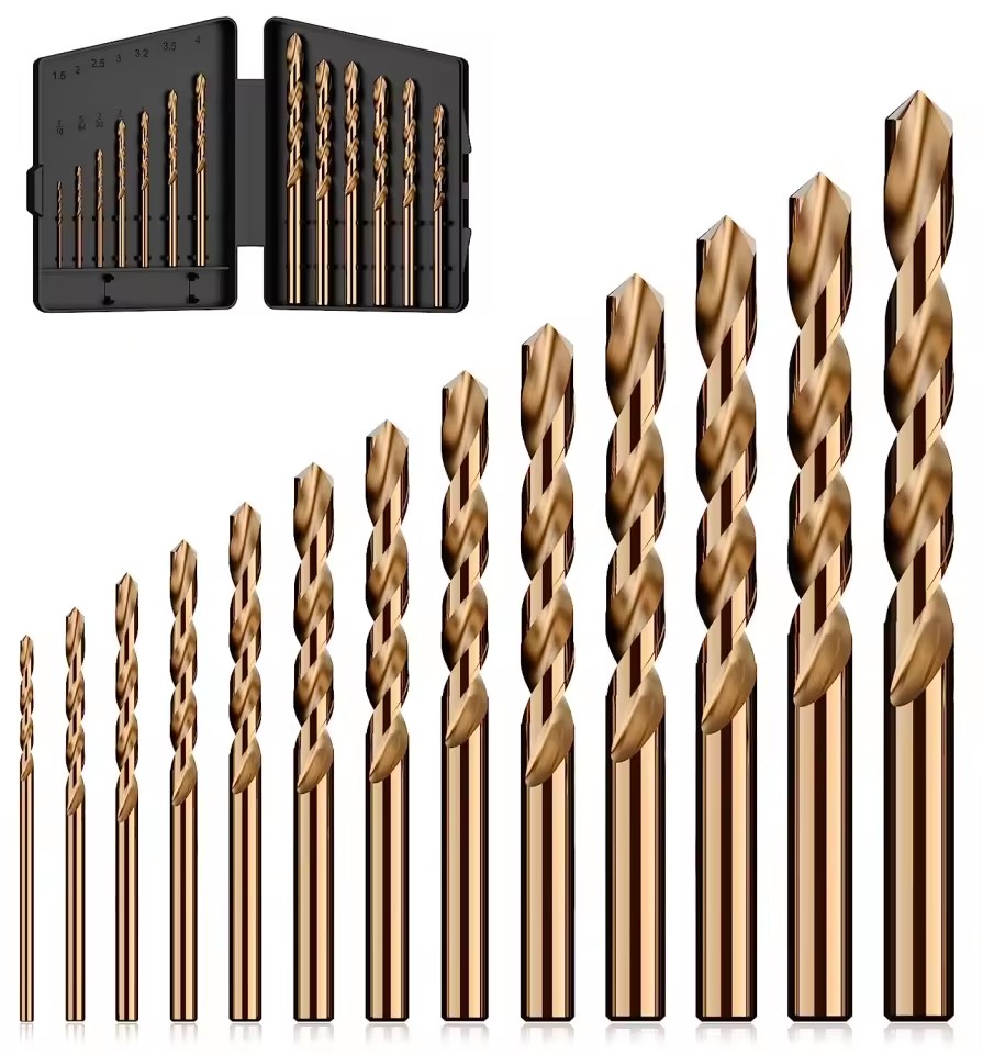 High Quality Power Tool Accessories DIN338 HSS Drill Bits Stainless Steel Metal Spade Gun High Speed Twist Drills Bit Set