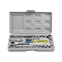 Wholesale 40 Pcs Socket Hardware Car Repair Tool Kit Ratchet Wrench Spanner Set in OEM Hard Case Minimum Order 1 Set