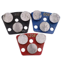 Metal Pads Grinder for Concrete Polishing/ Trapezoid Iron Diamond Grinding Tool