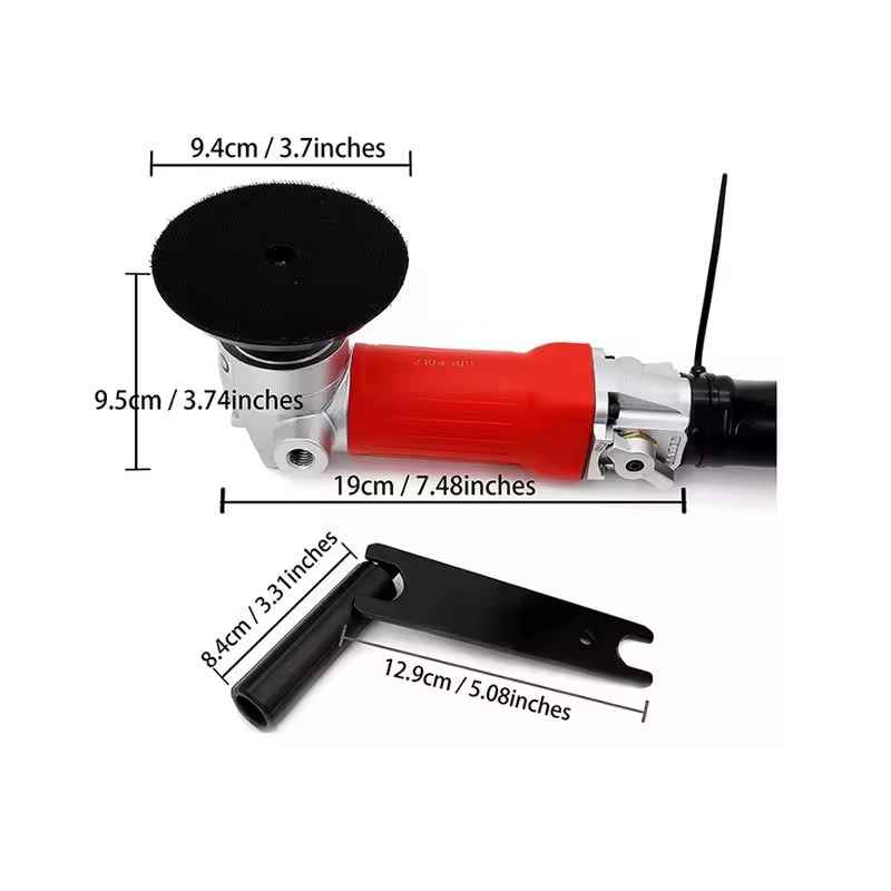 Professional Air Wet Polisher Grinder Pneumatic Machine for Stone Marble Concrete 5/8-11 M14