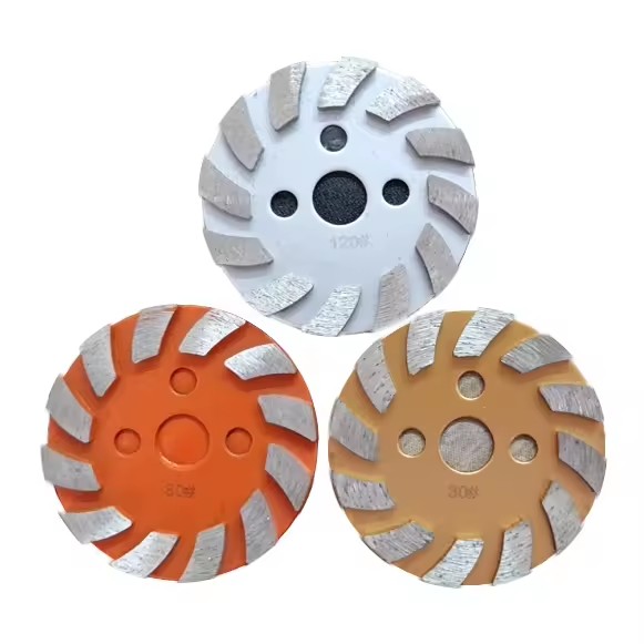 Diamond Metal Bond Stone and Concrete Floor Grinding Pad With Diamond Metal Grinding Segment on Concrete Polishing Machine