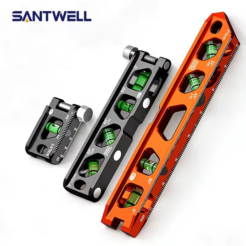 Volume Purchase Industrial Grade OEM Aluminum Alloy Spirit Level with Strong Magnets for Multi-Angle Measuring Portable