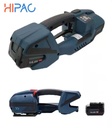 HIPAC V2 Portable Electric Baler Hot Melt Free Buckle Strapping Tensioner Case for Food Plastic-Steel Belt PP Belt Packing