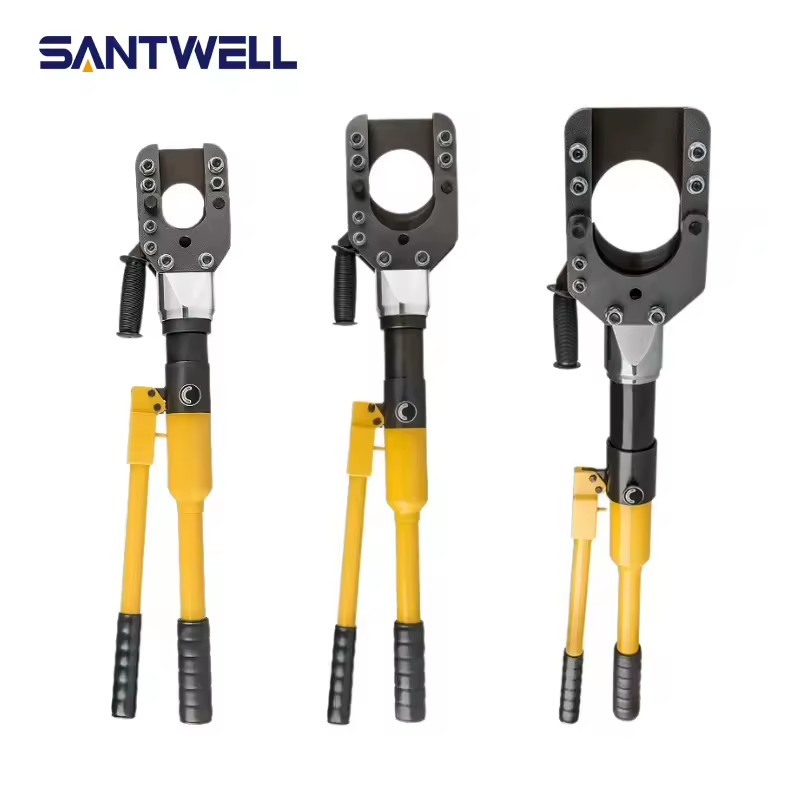 Integral Manual Hydraulic Cable Cutter | 10T/15T/20T Force | for Copper/Aluminum & Armored Cables