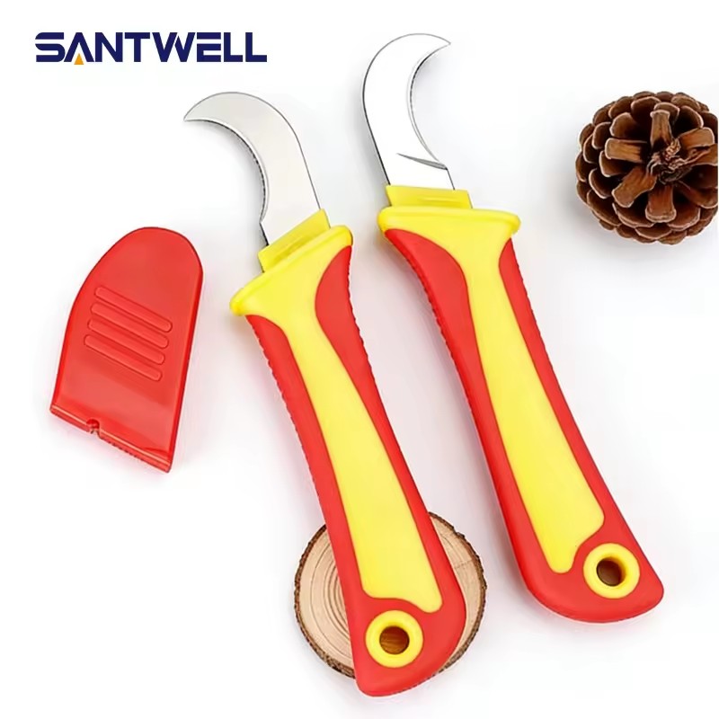 Wholesale 1000V Insulated Electrician Knife Professional Cable Stripping Knife Fixed Blade Cable Knife Cheap and High Quality