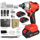 Industrial Grade Lithium Electric Brushless Impact Wrench 12/20/21V Cordless Torque Screwdriver for Foreign Trade