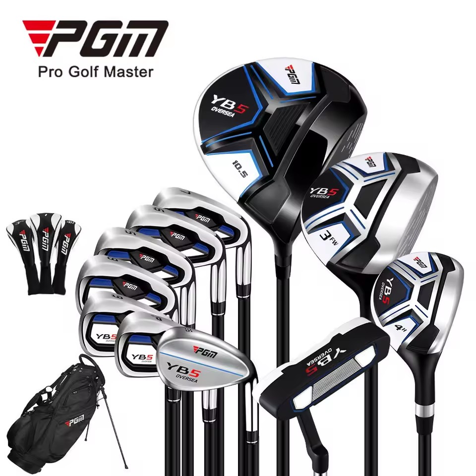 PGM MTG073 YB5 Beginner Equipment Right Handed Men Golf Clubs Complete Set with Golf Bag