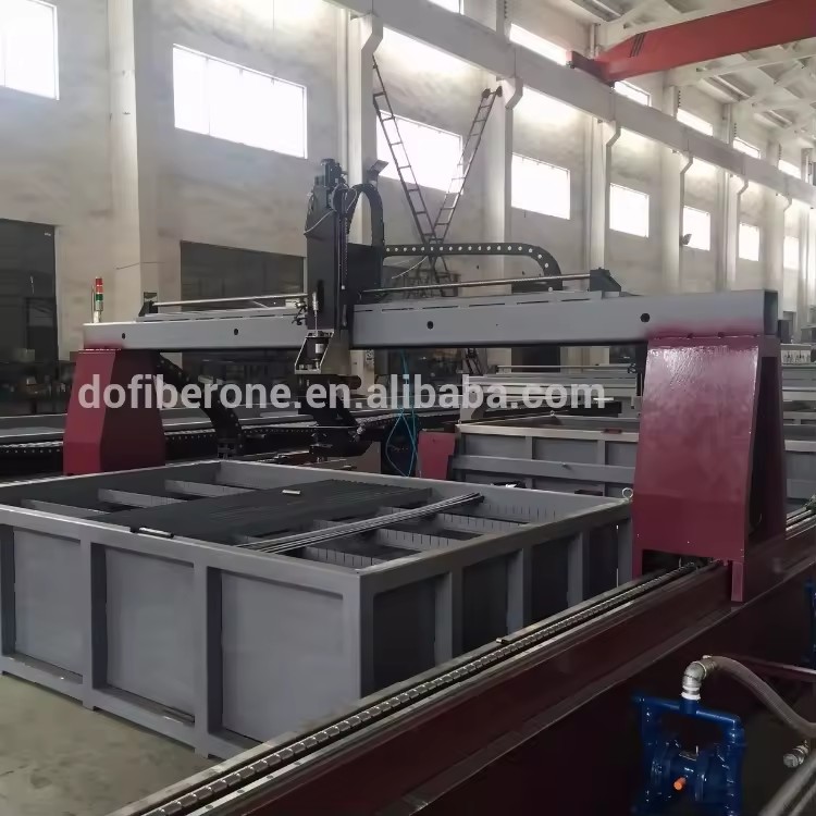 1.5x2m to 2x8m Swing Arm CNC Controlled Waterjet Cutting Machine for Warehouse Applications