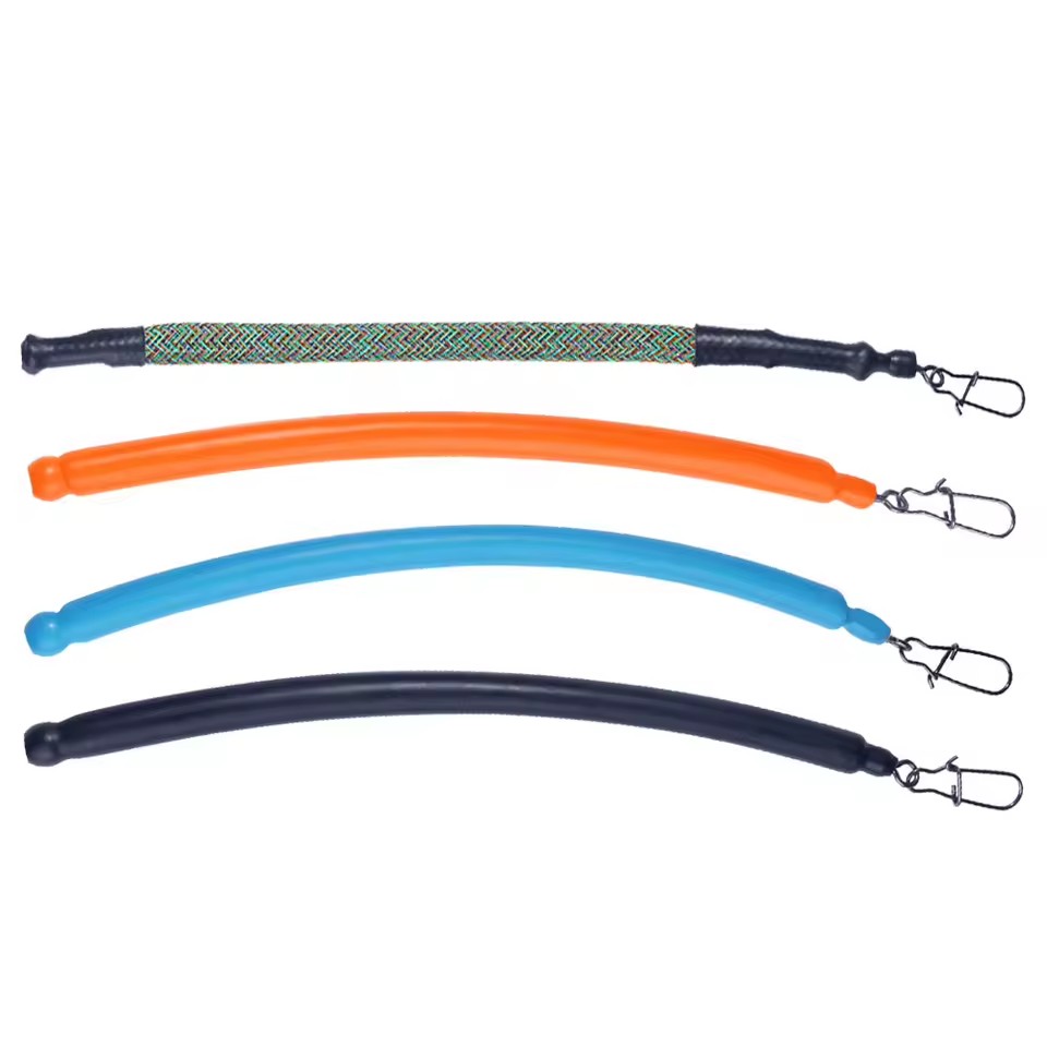 Wholesale JI104/JI105/JI106/JI107 7g 2oz 3oz 4oz PE Coated Long Shape Steel Ball Fishing Weight Sinker