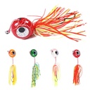 Wholesale JI014~019 20g 40g 60g 80g 100g 120g Buzzbaits Metal Lead Jig Head Hooks with Rubber Skirts