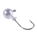 Wholesale JI004 7g Unpainted Round Ball Lead Jig Head Fishing Hook