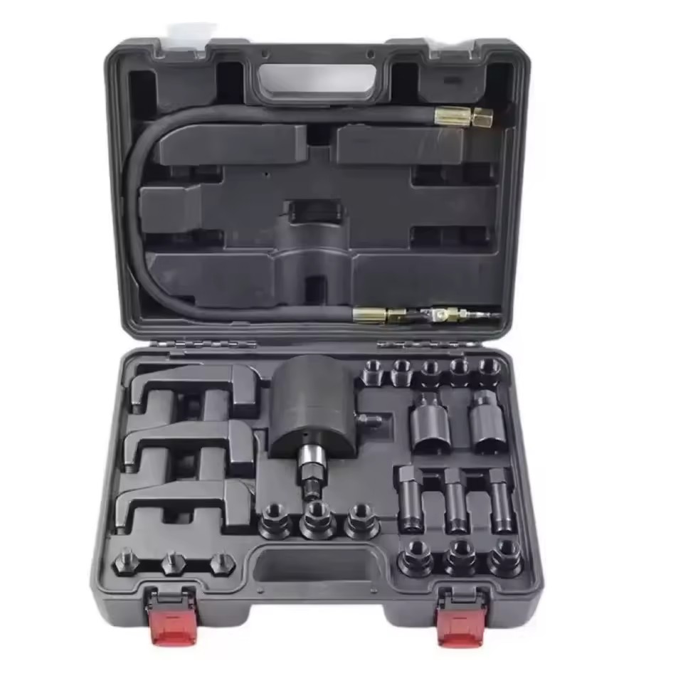 24pcs Pneumatic Diesel Injector Removal Tool Kit Air Vibration Car Disassembly Tool