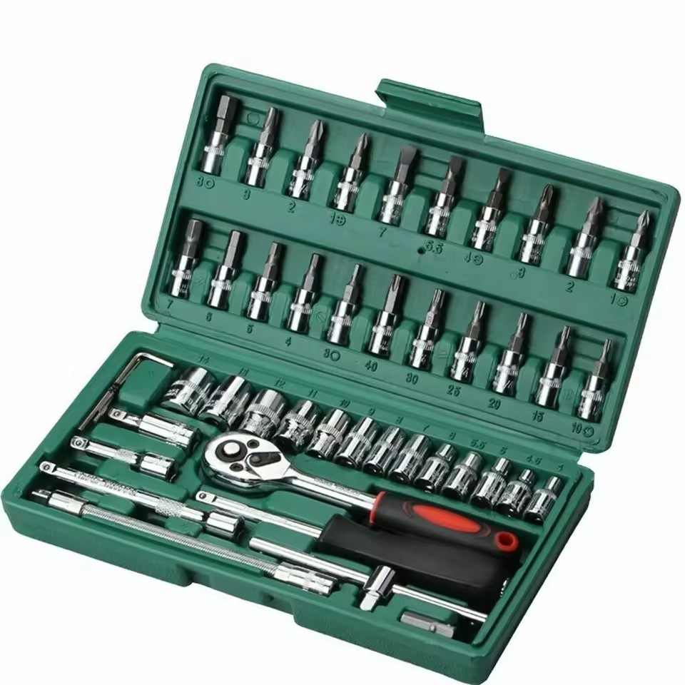 Auto Repair Mechanics Tools Kit Combination Wrench Kit for Automobile Repair