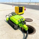 High Efficiency Sewer Jetting Dredging Robot with Remote Control Sludge Pump