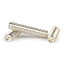 Custom M2-M4 Full Tooth Screw Threaded Rods Inner Plum Blossom T4 H62 Zinc Plated Brass Right Hand Precision Manufacturing