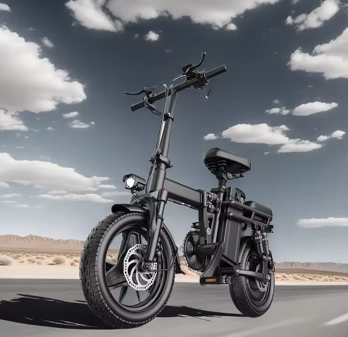 Aairsk US Stock Warehouse E Bike 14 Inch 500W 15AH Moped Style Electric Bike Electrically Leisure Ebike