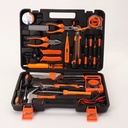 Professional Household Hand Tool Kit Electrician Repairing Tool Set with Multimeter Digital Soldering Iron Set in Plastic Case