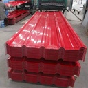 Galvanized Corrugated Steel Roofing Tile Sheets 0.12-0.15mm for House Industrial Roof, Rust Resistant