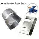 High Wear Resistant Durable Alloy Steel Material Wood Crusher Spare Parts Hammer Blades Knives for Wood Chipper Shredder