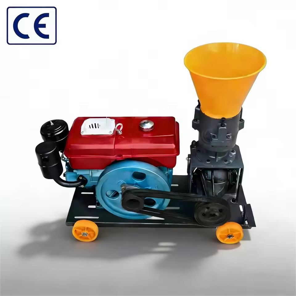 8HP Diesel-Powered High Productivity Animal Feed Pellet Machine