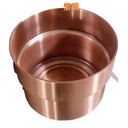 Custom CNC Metal Spinning Sheet Metal Fabrication Aluminium Lamp Shade and Copper Bucket