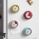 Magnetic Kitchen Mechanical Timer LED Display Stainless Steel Design for Visual Countdown Precise Cooking Time Management Alarm