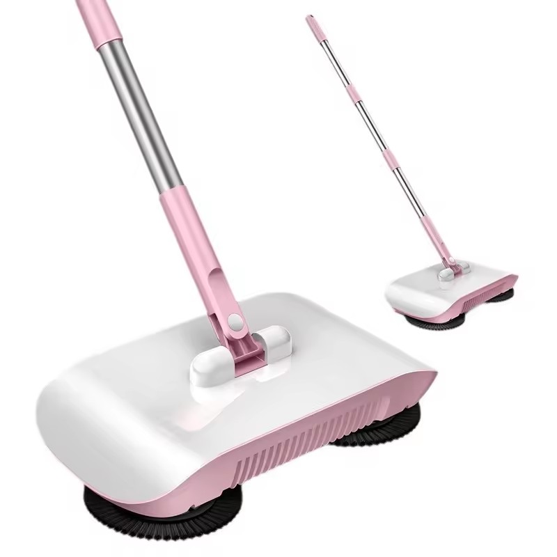 AMZ Manual Floor Non-Electric Plastic Magic Broom Home Cleaning Tools Sweeper Dual Brushes Combination Broom Mop Sustainable
