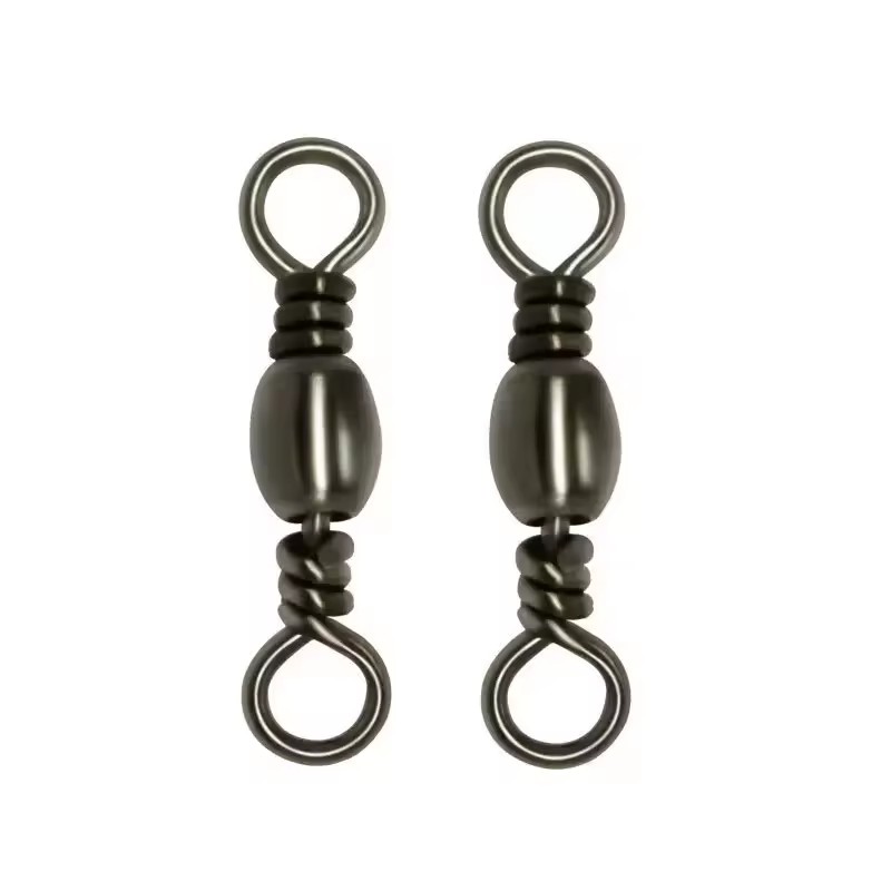 #6/0-#18 Stainless Steel Arc Fishing Snap Swivel Rings Safety Pin Accessories Lure Connector Tools for Carp Freshwater Fishing