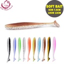 Soft Fishing Lures Set 50mm 75mm 10mm 13mm Sizes Realistic Swim Baits Bass Trout Walleye Freshwater Saltwater Fishing