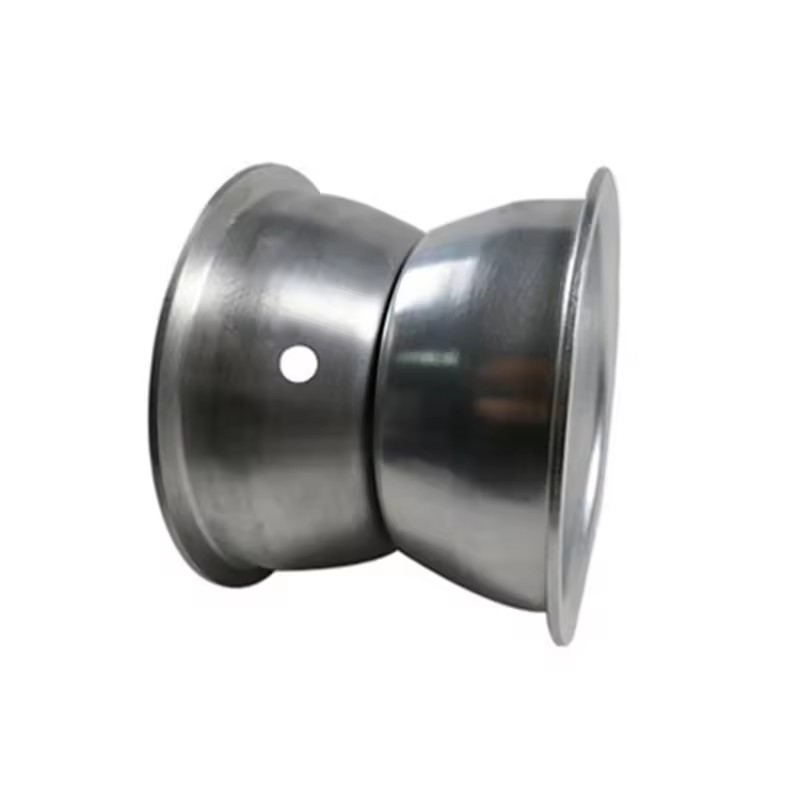 OEM Custom CNC Metal Spinning Parts Sheet Metal Fabrication Service Carbon Aluminum Brass Wheel Hub Brushed Polished Surface
