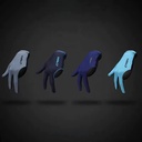 Original CPBA Professional 3-Finger Billiard Glove Breathable Fabric Left Hand for Snooker & Pool Multi-Color Options