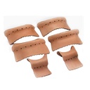Premium Leather 12FT Billiard Snooker Table Corner Pocket Cow Leather Set 6pcs