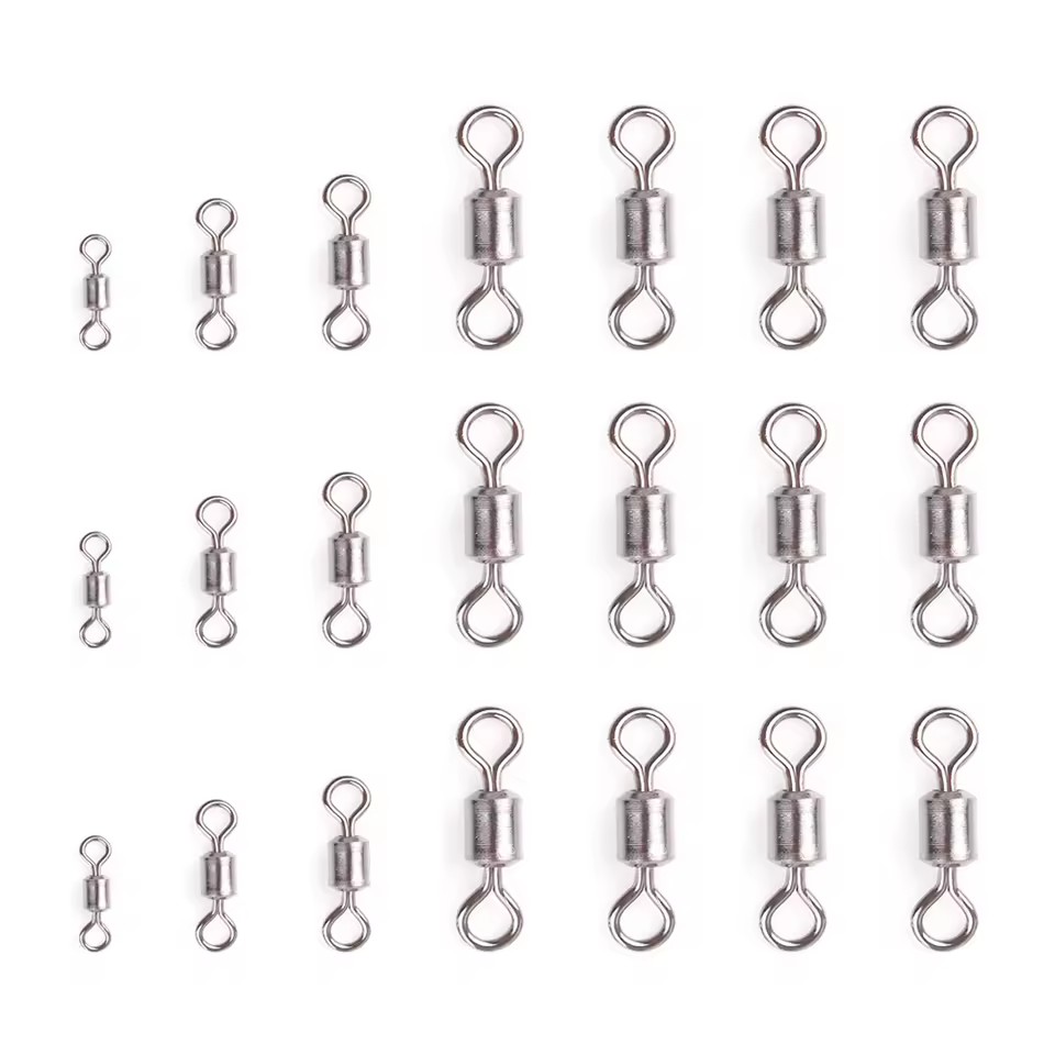 Wholesale Sea Fishing Tackle Accessory Copper US Swivels High Speed Rotation Fishing Swivel