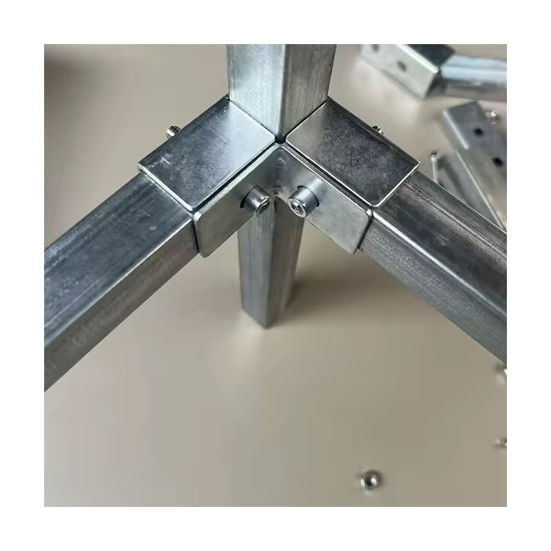 square 3-way 90 Degree Stainless Steel Elbow square Tube Connector 40mm 30mm 25mm 20mm Ss Steel Pipe Fitting Joint