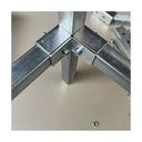 square 3-way 90 Degree Stainless Steel Elbow square Tube Connector 40mm 30mm 25mm 20mm Ss Steel Pipe Fitting Joint